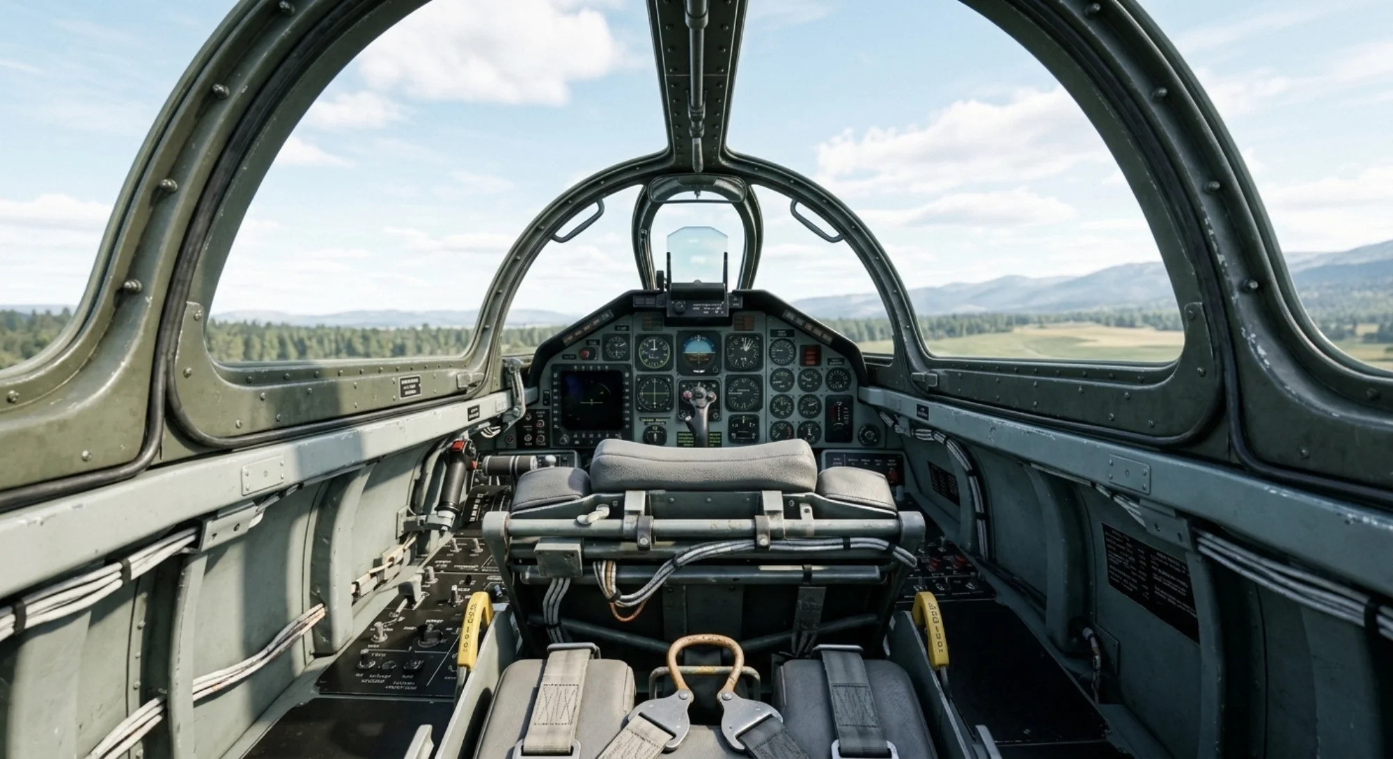 1955 Saab Saab 35 Draken - Cabin - Fighter aircraft