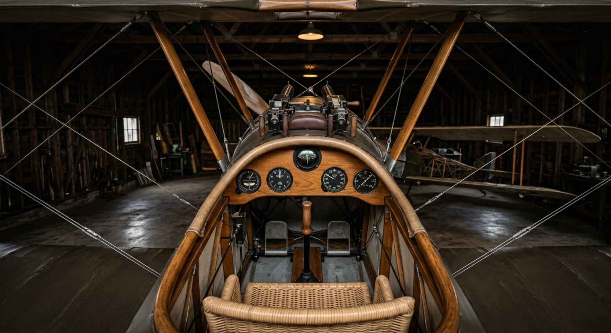 1917 Sopwith Aviation Sopwith Camel - Cockpit - Fighter aircraft