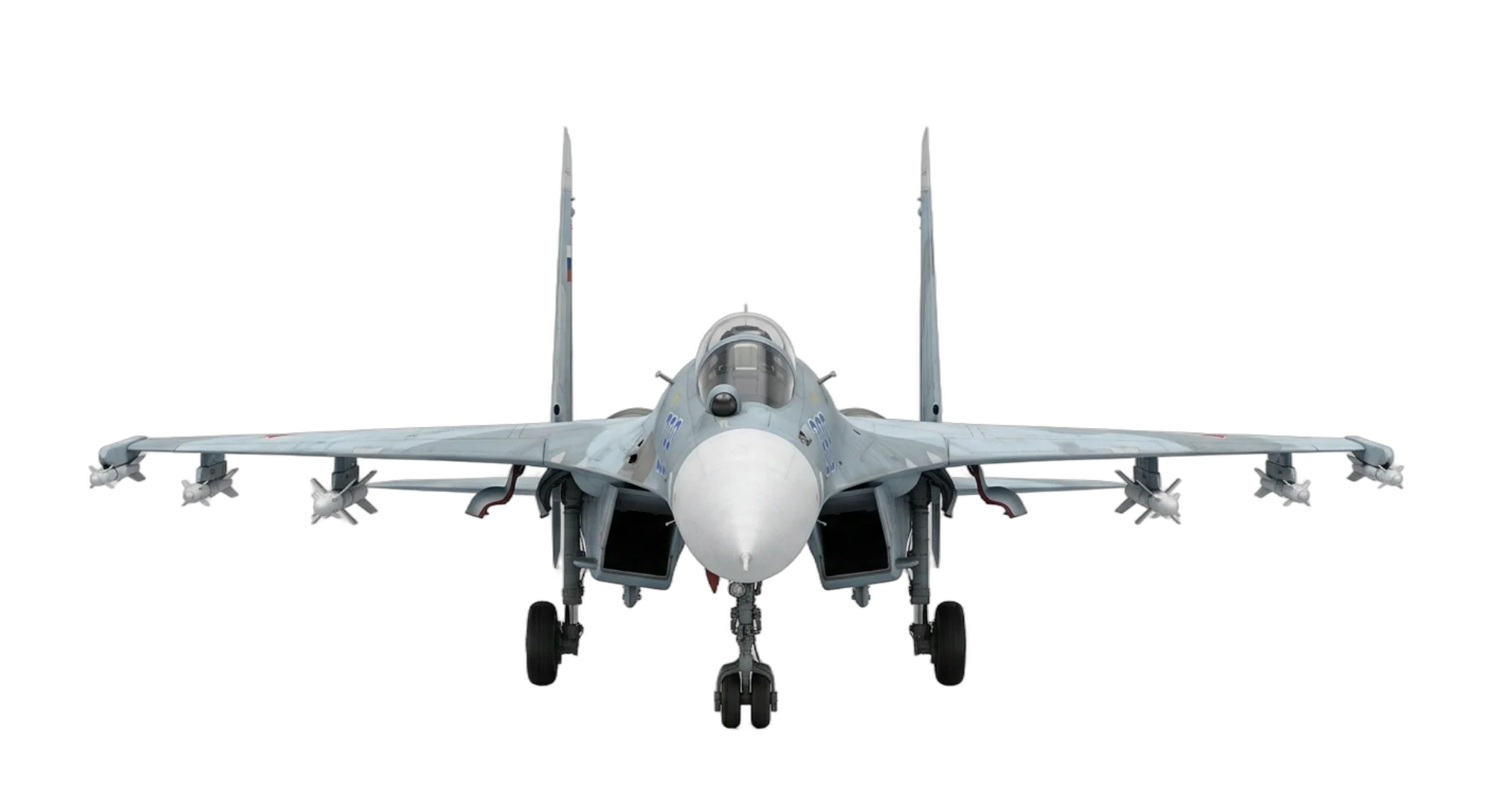 1977 Sukhoi Su-27 Flanker - Front - Fighter aircraft