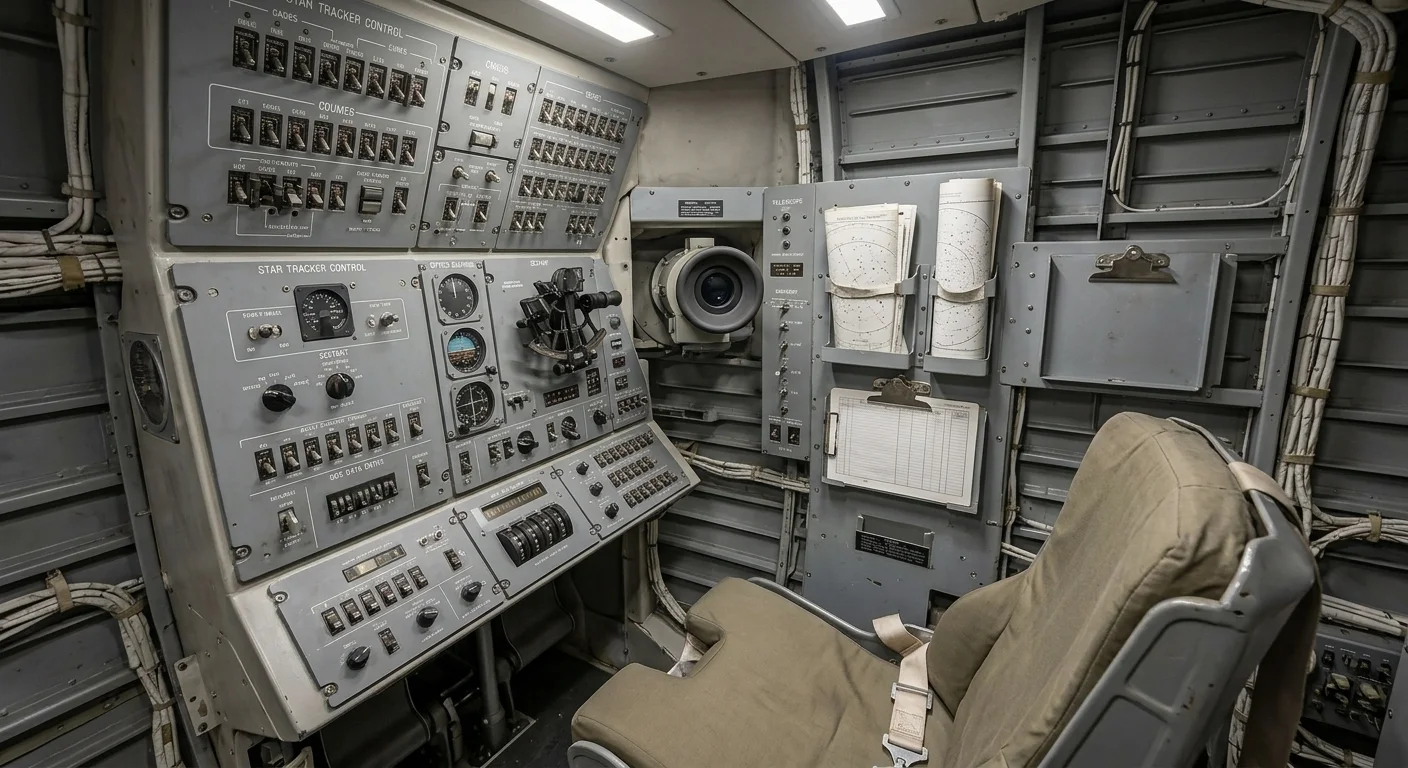 1966 North American Aviation Apollo Command/Service Module - Navigation Station - Crewed Spacecraft vehicle