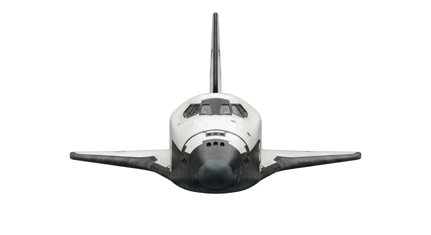 1988 NPO Energia Buran - Front - Space Shuttle vehicle