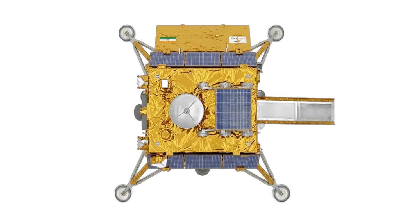2023 ISRO Chandrayaan-3 - Top View - Lunar Vehicle vehicle