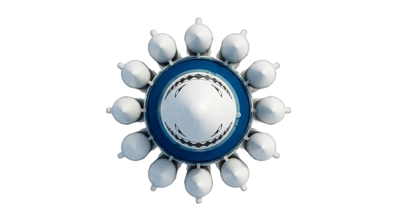 1989 Douglas/Boeing Delta II - Top View - Launch Vehicle vehicle