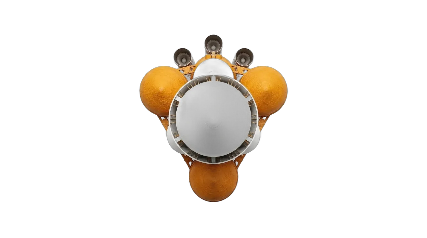 2004 ULA Delta IV Heavy - Top View - Launch Vehicle vehicle