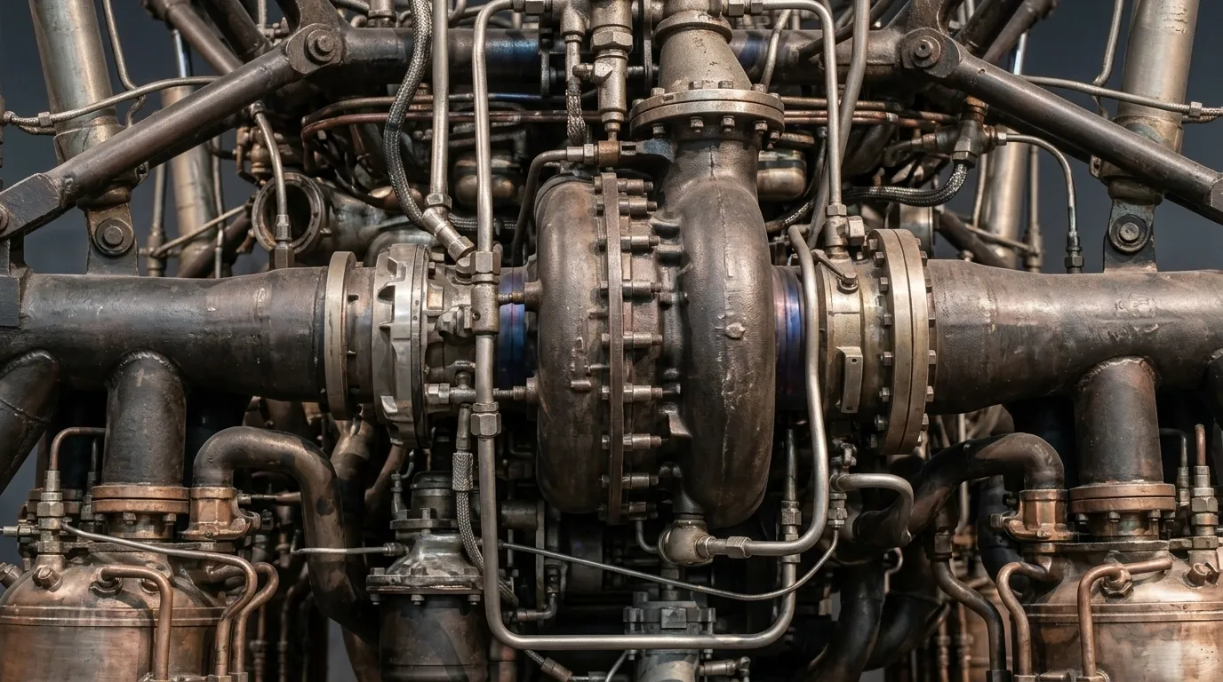 1987 NPO Energia Energia - Turbopump - Launch Vehicle vehicle