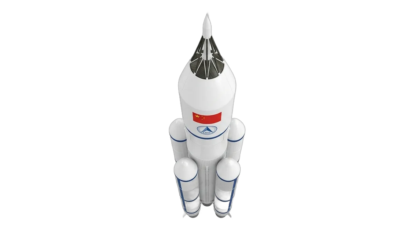 1999 CALT Long March 2F - Top View - Launch Vehicle vehicle