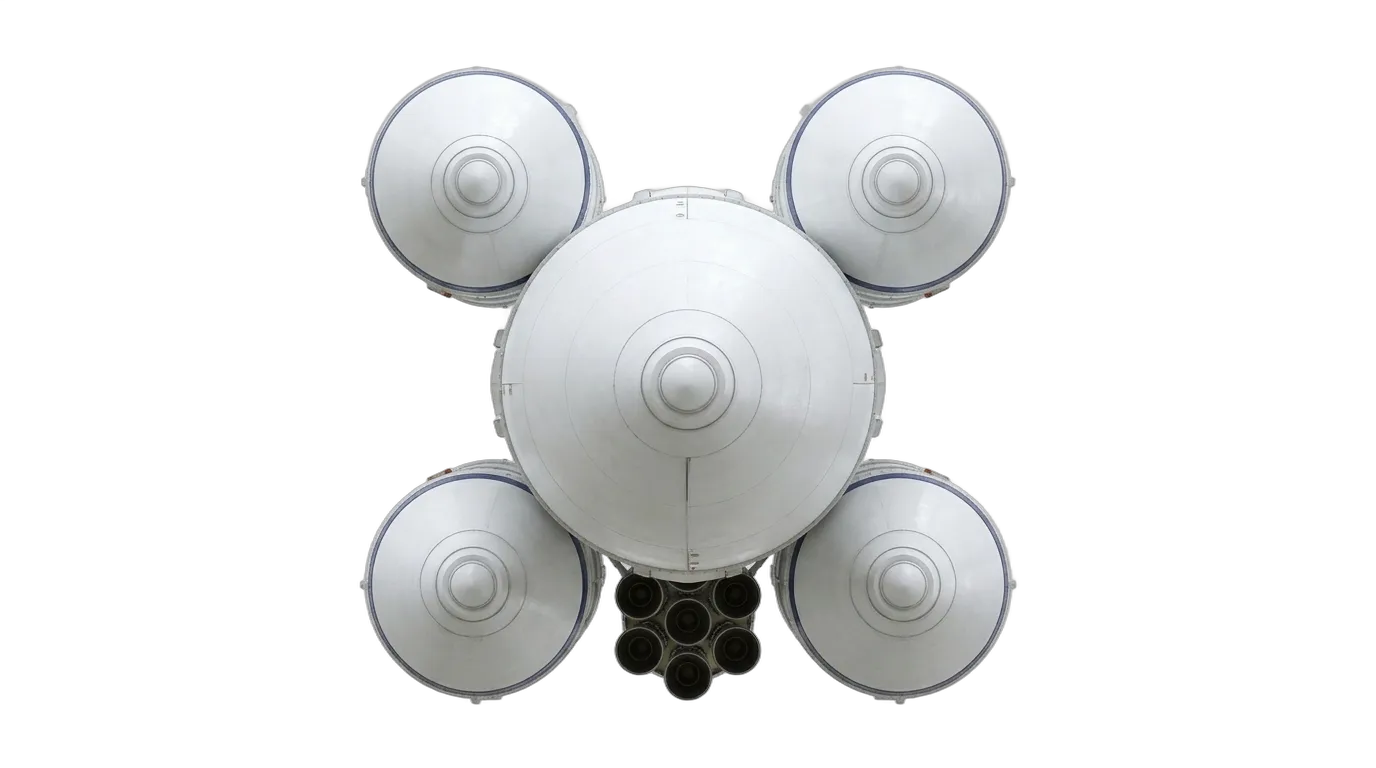 2016 CALT Long March 5 - Top View - Launch Vehicle vehicle