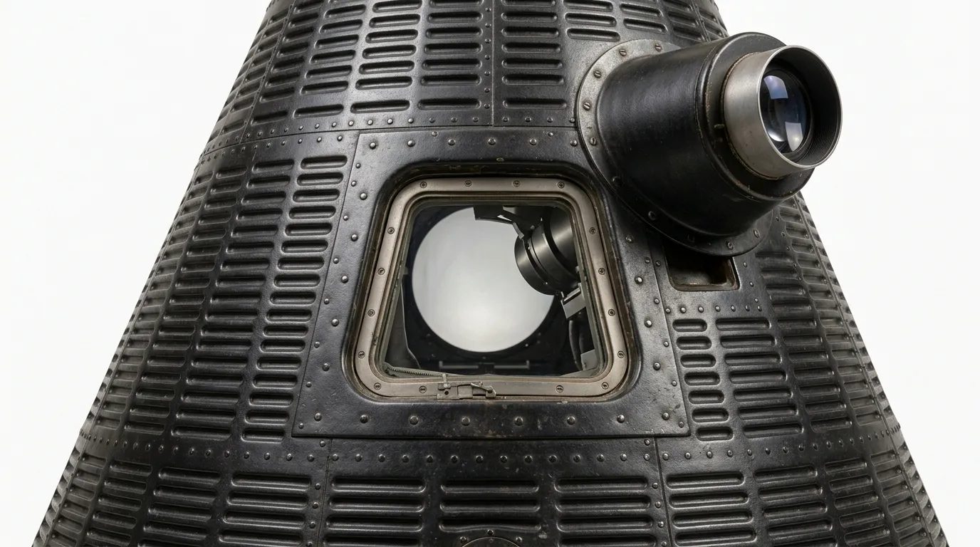1961 McDonnell Mercury Capsule - Window - Crewed Spacecraft vehicle