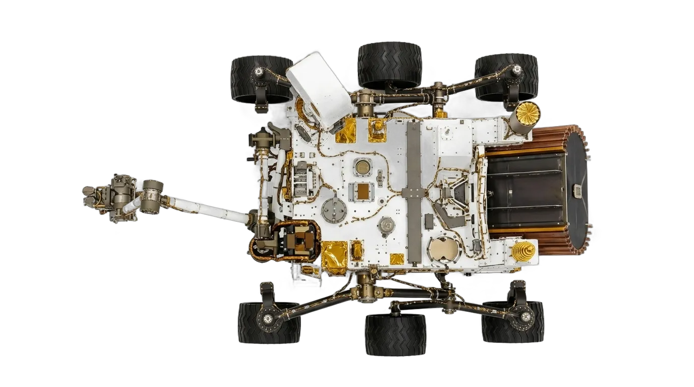 NASA/JPL Perseverance 2020 - Top View view