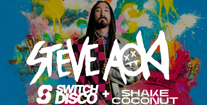 Steve Aoki con Switch Disco y Shake Coconut