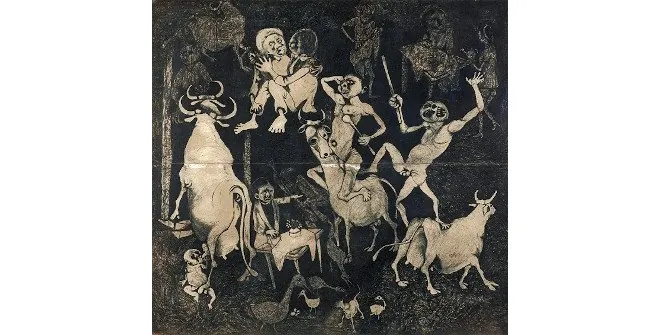La historia no se repite, pero rima. Dumile Feni: Guernica africano