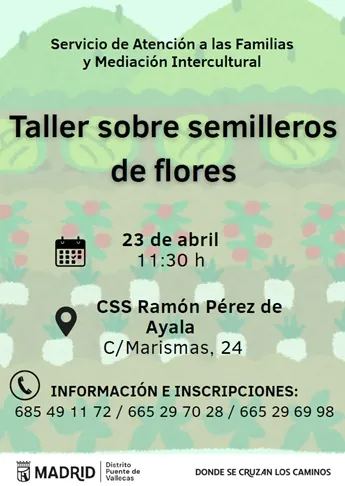 Taller de propagación de semillas de flores
