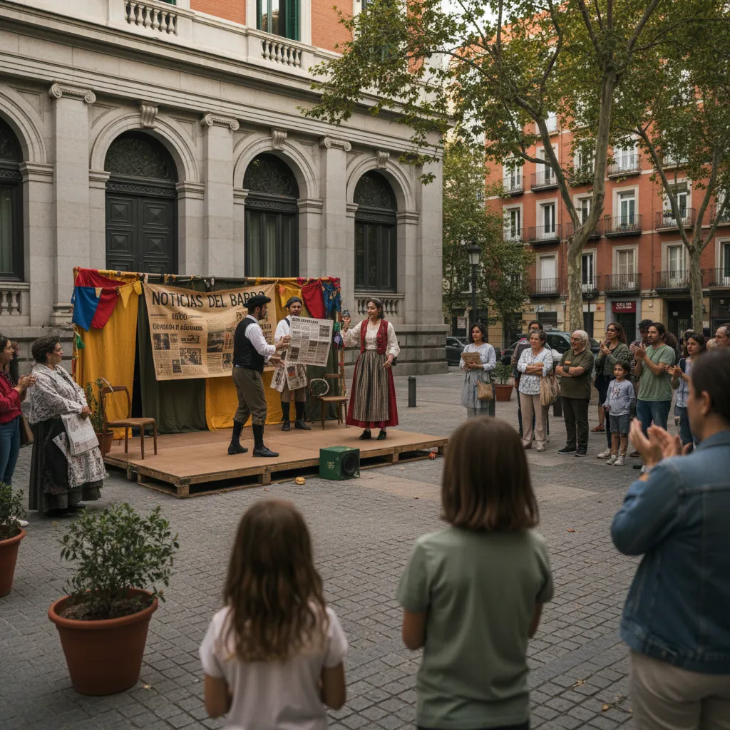 Teatro itinerante Noticias del barrio