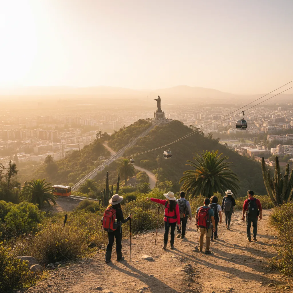 Subir a Cerro San Cristóbal