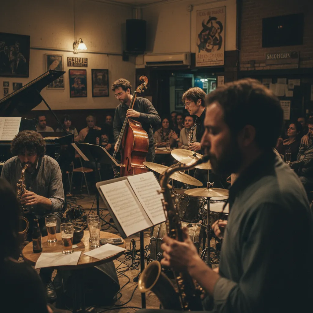Sesiones de Jazz en Club de Jazz de Santiago