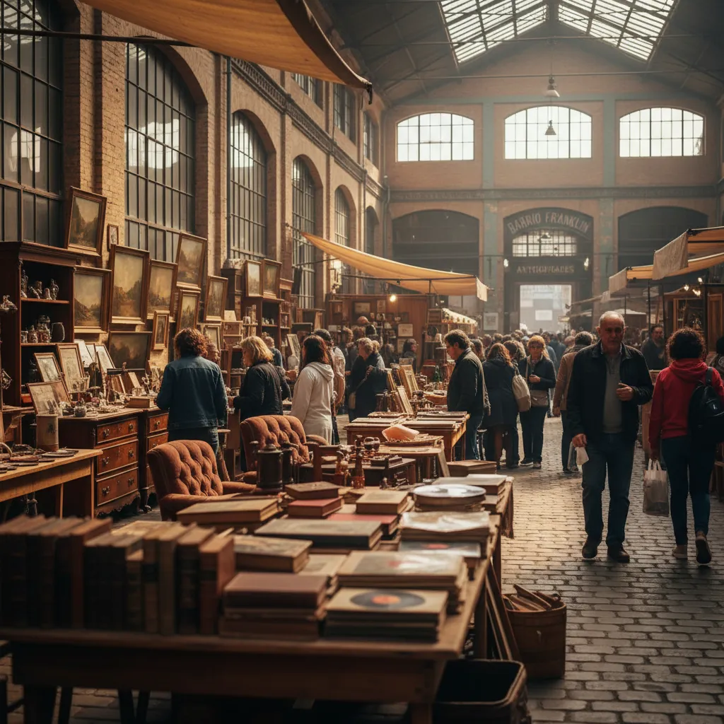 Antiques Market in Barrio Franklin