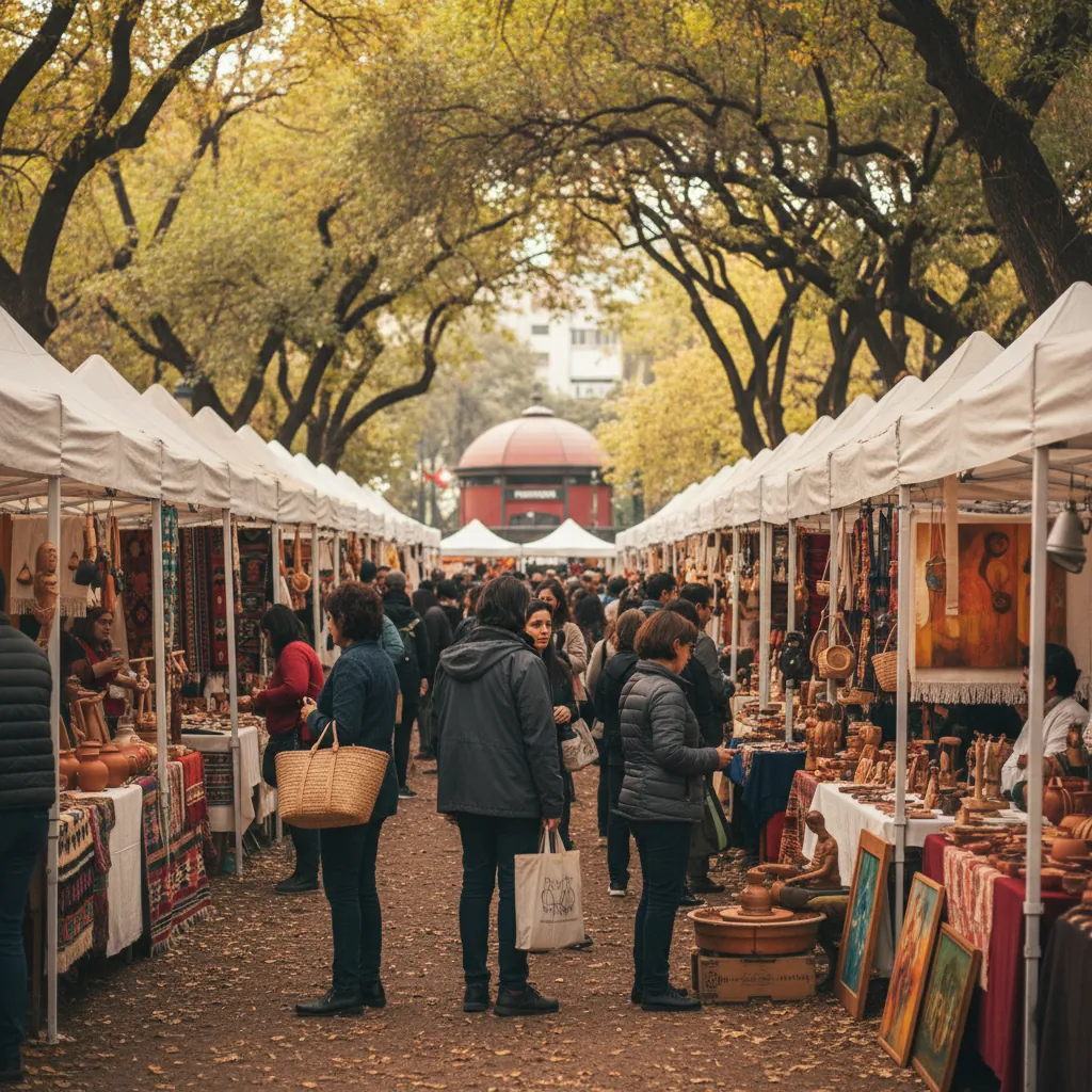 Feria Artesanal en Parque Bustamante