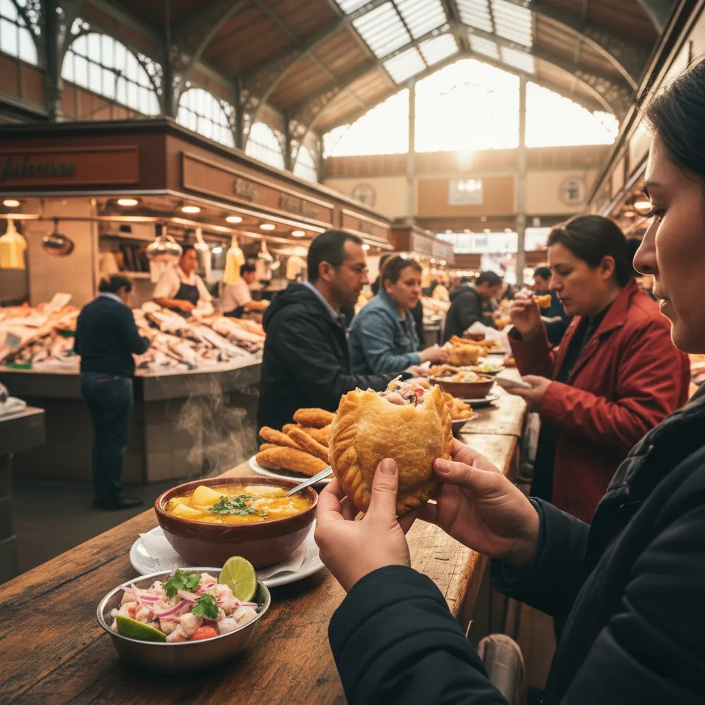 Ruta gastronómica en Mercado Central