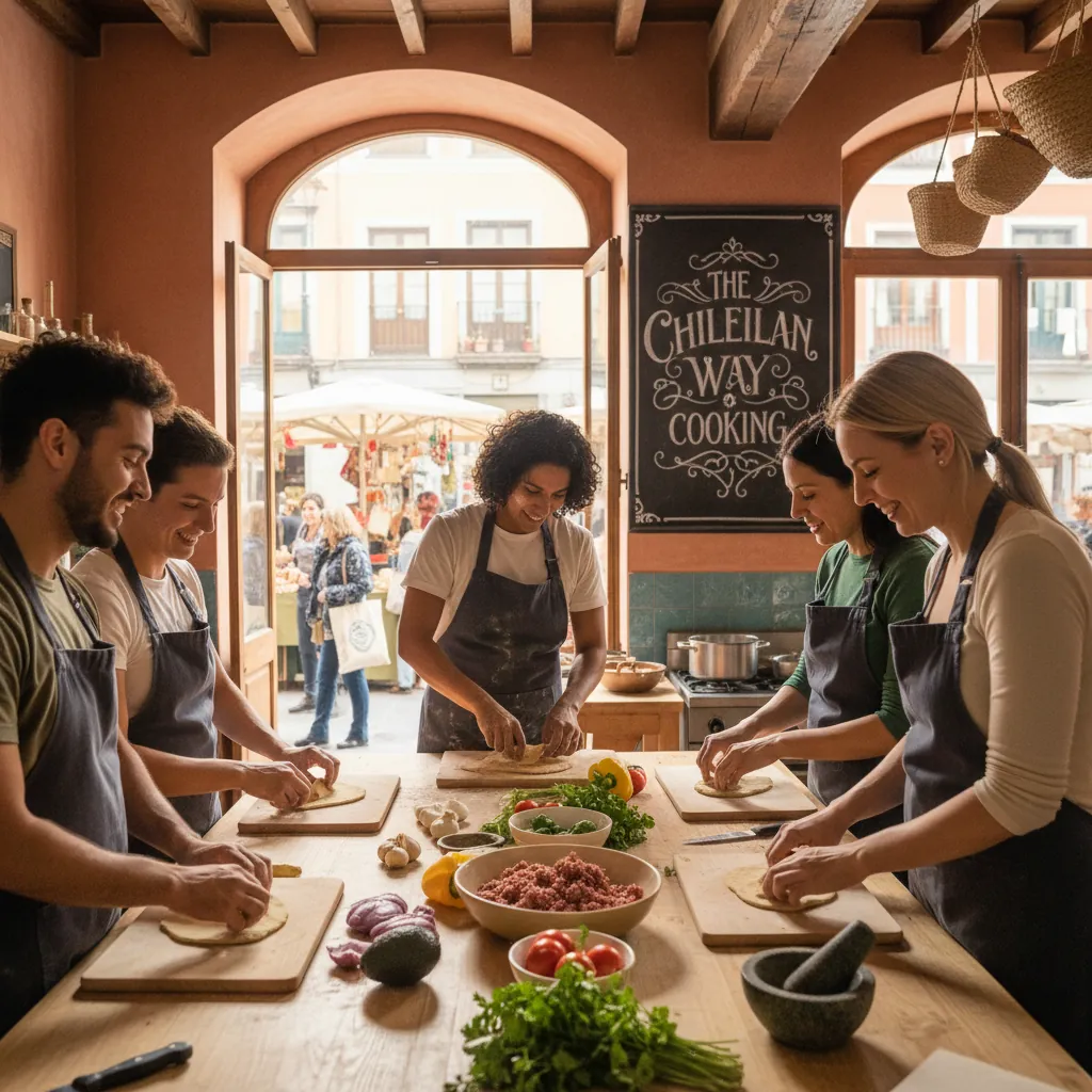 Taller de cocina en The Chilean Way