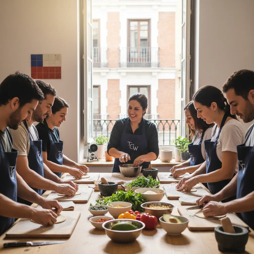 Clase de Cocina en The Chilean Way