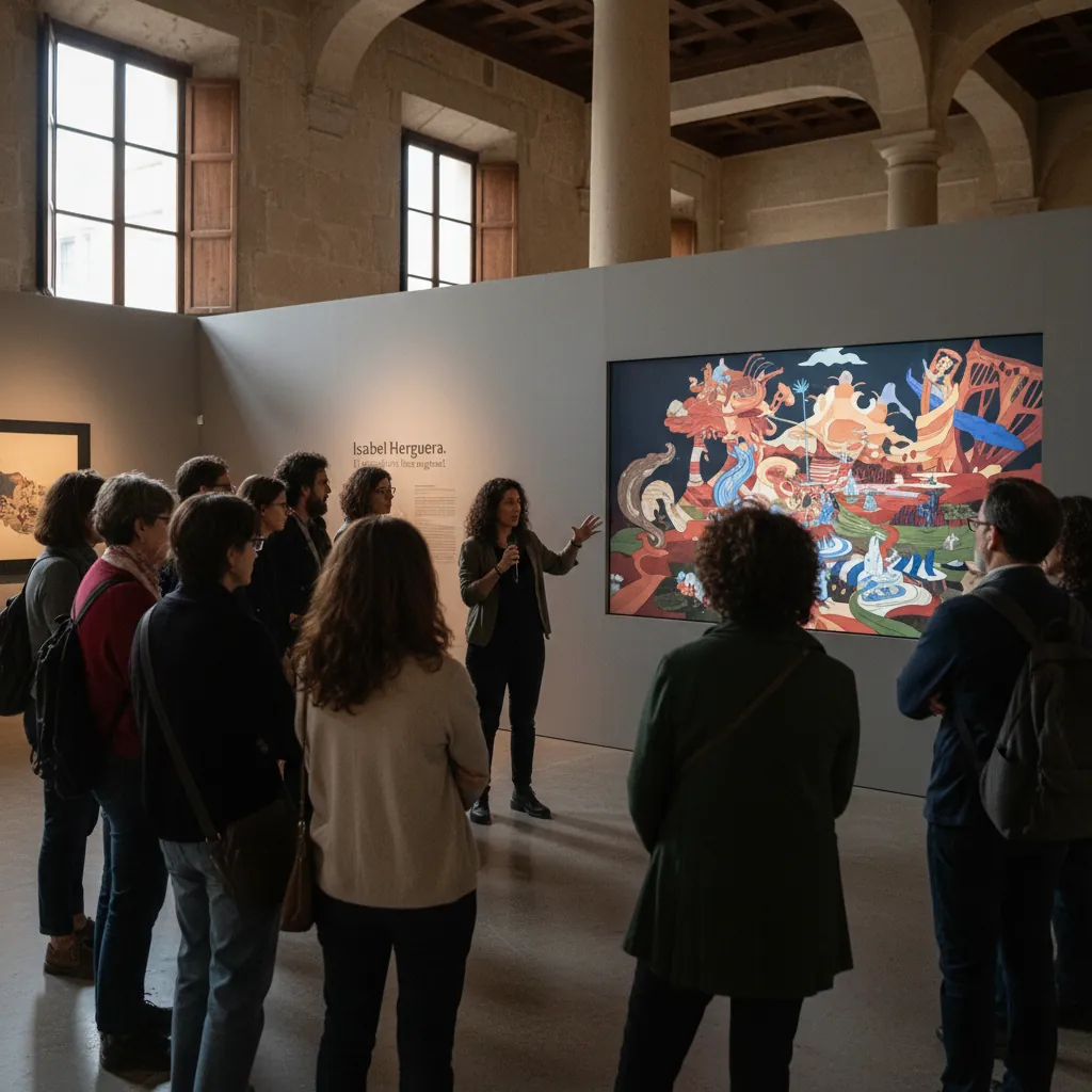 Visita comentada a l'exposició "Isabel Herguera. El desig d'un lloc imaginat" amb Carolina López