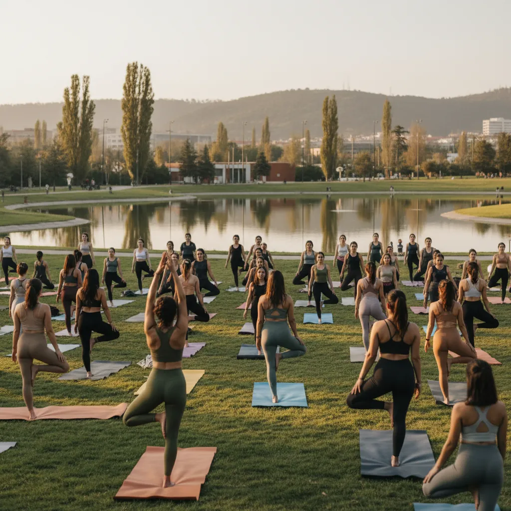 Yoga Gratuito en Parque Bicentenario Vitacura