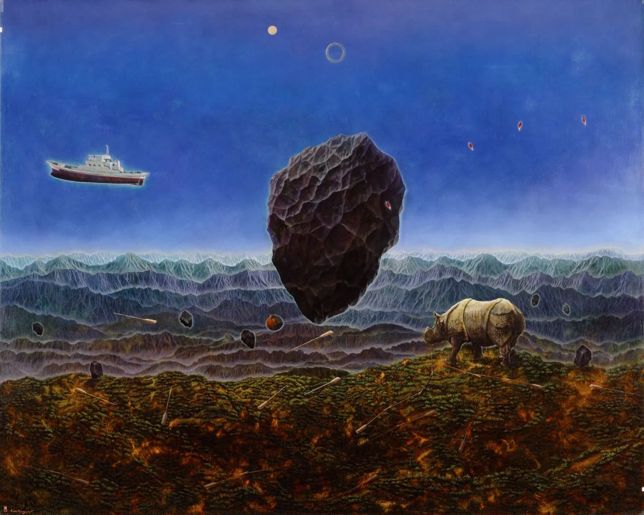 Fantasy Landscapes and Mysterious Creatures From the Terada Collection 086