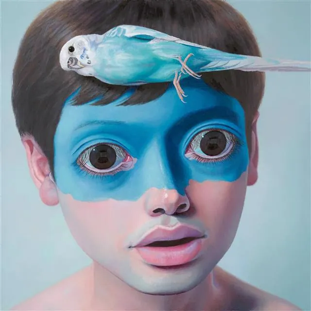 Korehiko Hino "Blue Painting, White Statue"